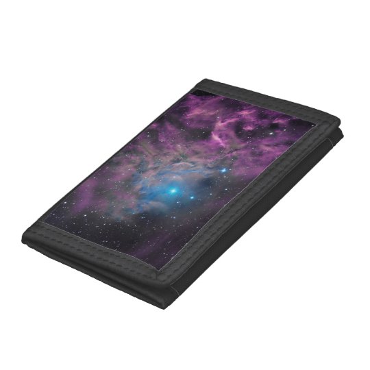 Flaming Star Nebula Tri-fold Wallets