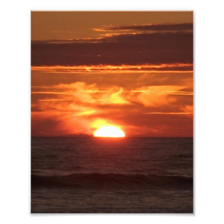 Flaming Sunset Photo Print