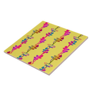 Flaming Vines Summer Tile