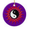 Flaming Yin Yang Sun Ornament