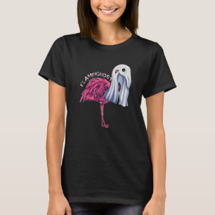 Flaminghost Pink Flamingo Ghost Halloween Costume  T-Shirt