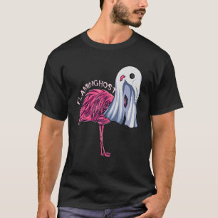 Flaminghost Pink Flamingo Ghost Halloween Costume T-Shirt