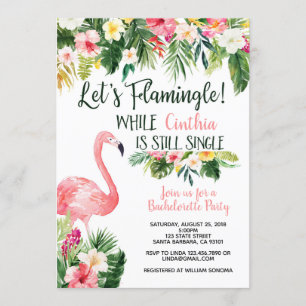 Flamingle - Bachelorette Invitation