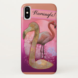 Flamingle Floral Flamingo  Case-Mate iPhone Case