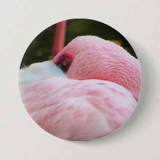 Flamingo 3 inch round button