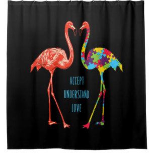Flamingo Accept Understand Love Autism Flamingo