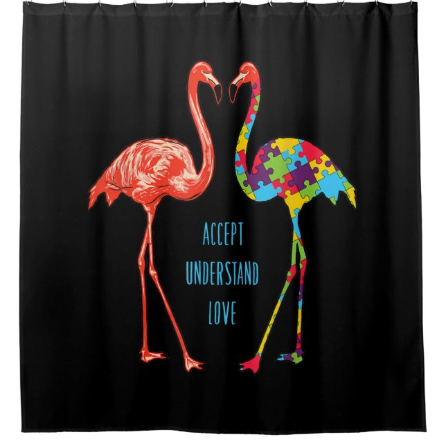 Flamingo | Accept Understand Love Autism Flamingo (Front)