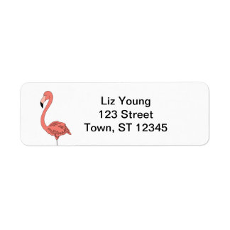 Flamingo Address Labels