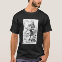 Flamingo Alice In Wonderland Vintage Original Grap