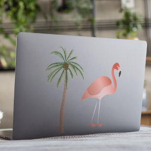 Flamingo And Palm Tree