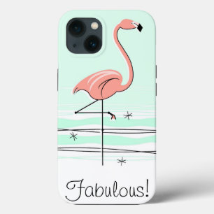 Flamingo Aqua 'Fabulous!' iPad Mini case