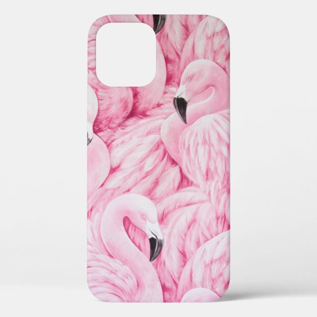FLAMINGO ARE EVERYWHERE Case-Mate iPhone CASE (Back)