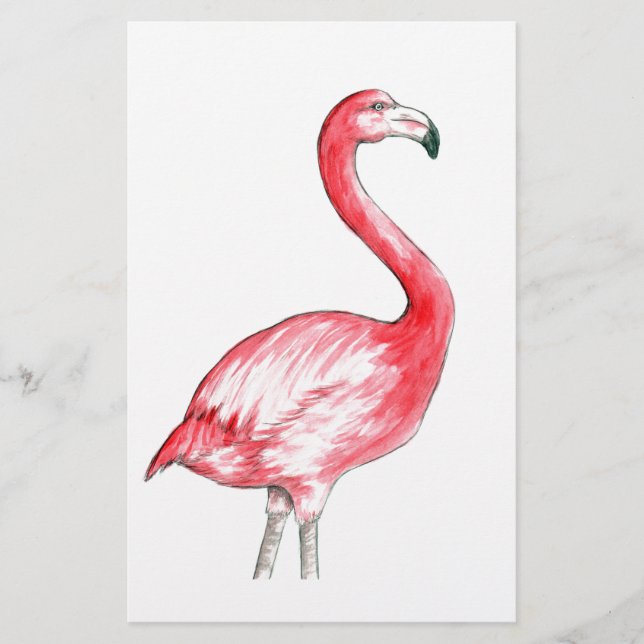 Flamingo Art Stationery (Front)