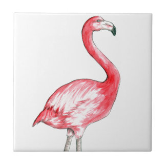 Flamingo Art Tile