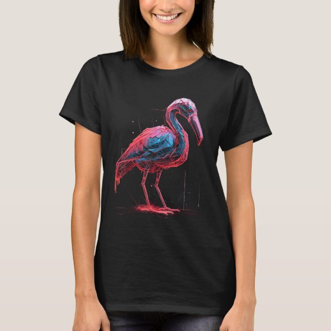 Flamingo artwork  animal  animal flamingo 20 T-Shirt (Front)