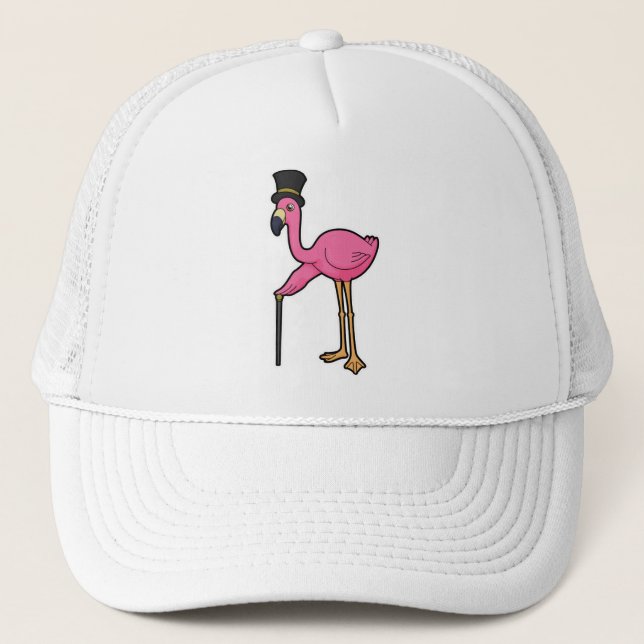 Flamingo as Groom with Hat & cane (Front)