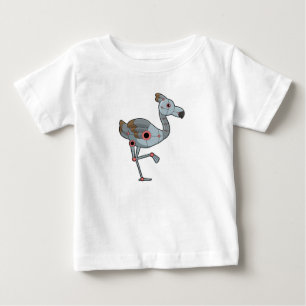 Flamingo as Robot Baby T-Shirt