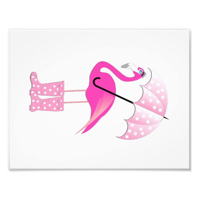 Flamingo Baby Girl Room Print (4 of 4) (Front)