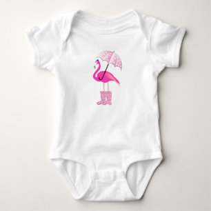 Flamingo - Baby Jersey Bodysuit