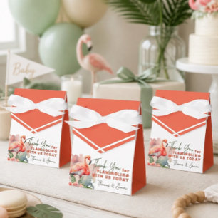 Flamingo Baby Shower  Favor Box