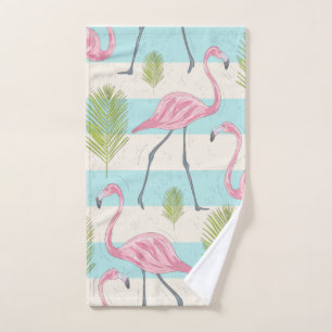 Flamingo Bath Towel Set