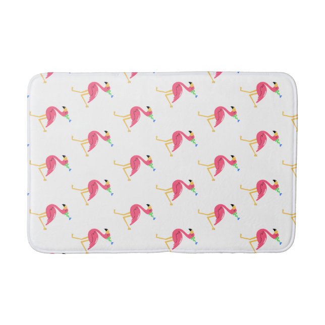 Flamingo Bathroom Mat (Front)