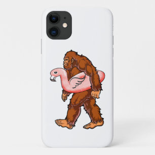 Flamingo Bigfoot  iPhone 11 Case