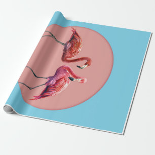 Flamingo Birds In Water Gift For Flamingo Lovers Wrapping Paper
