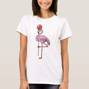Flamingo Birthday Balloon T-Shirt