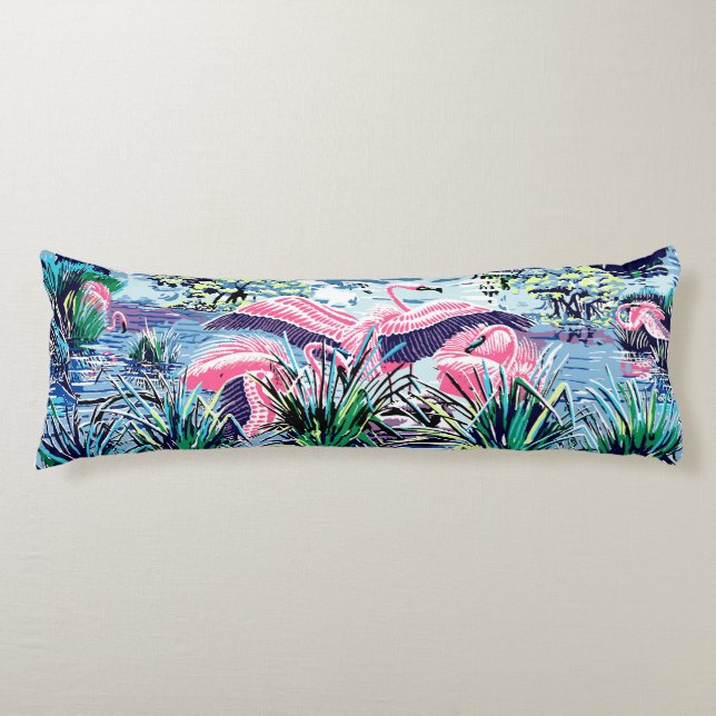 Flamingo Body Pillow (Front)