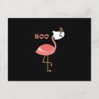 Flamingo Boo Ghost Funny Flamingo | Cute Animal
