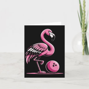 Flamingo Bowling Player Bowler Card