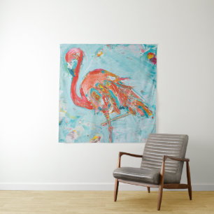 Flamingo Bright Tapestry