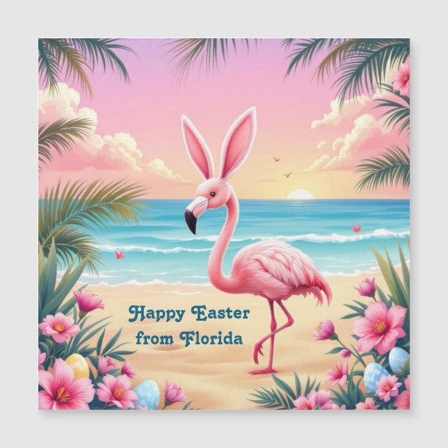 Flamingo Bunny Ears Holi (Front)