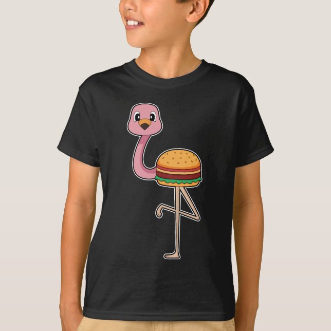 Flamingo Burger T-Shirt (Front)