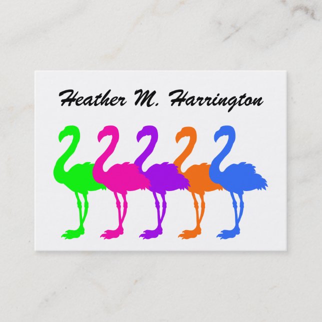 Flamingo Business Card (Front)