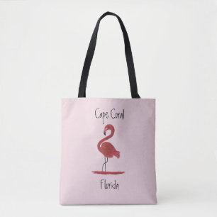 Flamingo - Cape Coral Florida Tote Bag