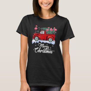 Flamingo Christmas Pj Costume Party Flamingo Red T T-Shirt