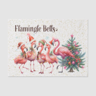 Flamingo Christmas themed Tissue Paper