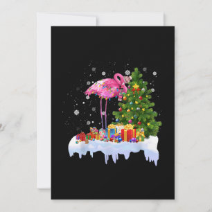 Flamingo Christmas Tree Lights Save The Date