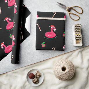 Flamingo Christmas  Wrapping Paper