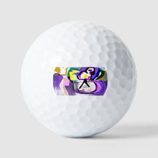 Flamingo clam summer golf balls