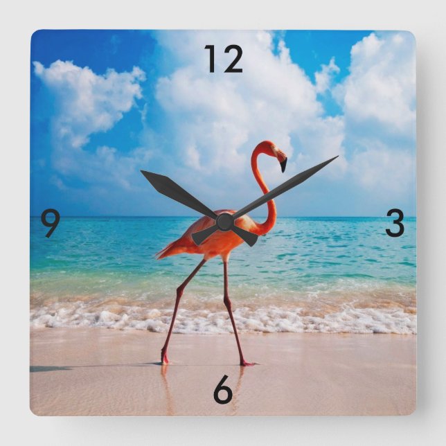 Flamingo Clock (Front)