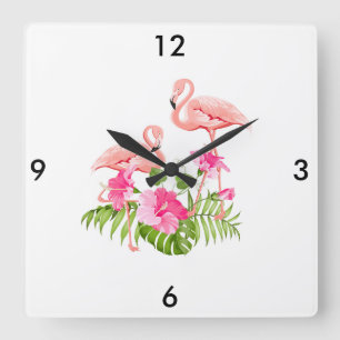 Flamingo Clock