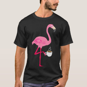Flamingo Coffee Funny T-Shirt