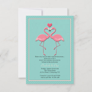 Flamingo Couple Invitation