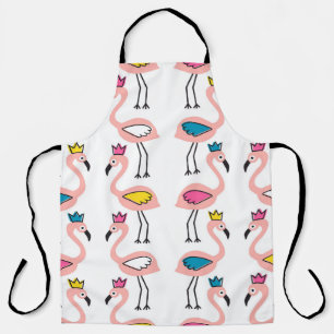 Flamingo Crown: Vintage Kids Apron