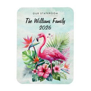Flamingo Cruise Ship Stateroom Decor Magnet