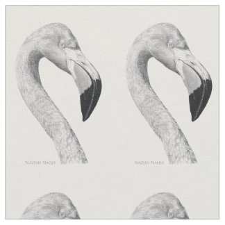 "FLAMINGO"CUSTOM COMBED COTTON 56' WIDTH FABRIC