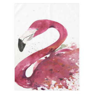 Flamingo Cute Watercolor Flamingo Gifts Lover Tablecloth